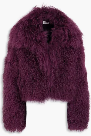 Frame Jacke aus Shearling - Lila - ONESIZE