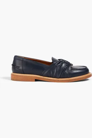 Chloé Loafers aus Leder mit Verzierung - Blau - EU 35