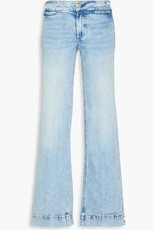 ALICE+OLIVIA Alice Olivia - Tief sitzende Schlagjeans - Blau - 29