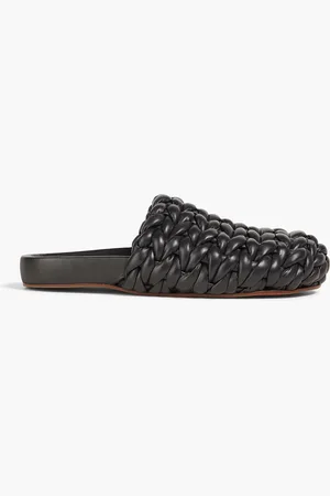 Chloé Kacey Slippers aus geflochtenem Leder - - EU 38