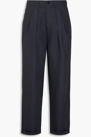 ALEX MILL Karottenhose aus Twill mit Falten - Grau - US 6