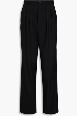 ALEX MILL Hose mit geradem Bein aus Gabardine aus einer Wollmischung mit Falten - - US 8