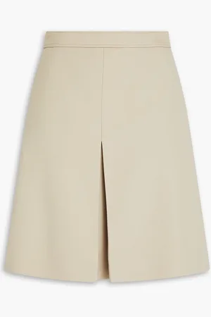 Chloé Minirock aus Twill mit Falten - Neutral - FR 44