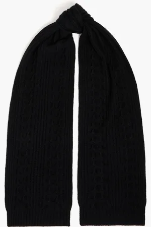 N.PEAL Schal aus Kaschmir mit Zopfstrickmuster - - OneSize