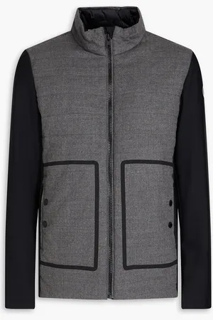 Fusalp Erwin Steppjacke aus Twill aus einer Wollmischung und Scuba - Grau - S