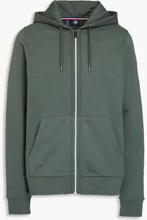 Fusalp Leo Hoodie aus Baumwollfrottee mit Reißverschluss - Grün - S