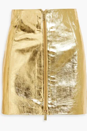 Envelope1976 Joule Minirock aus Metallic-Leder - Metallic - FR 38