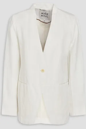 ALEX MILL Janine Blazer aus Twill - Weiß - XL