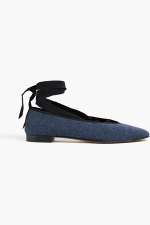 ALEX MILL Juliet Ballerinas aus Canvas - Blau - EU 41