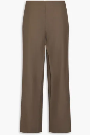 Acne Studios Hose mit geradem Bein aus Woll-Twill - Braun - DE 38