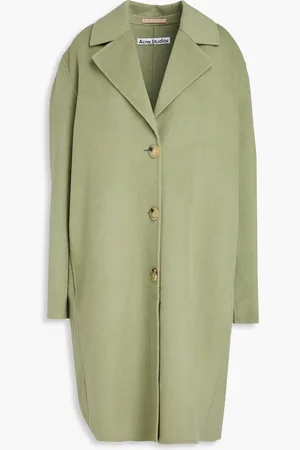 Acne Studios Mantel aus Wollfilz - Grün - DE 36