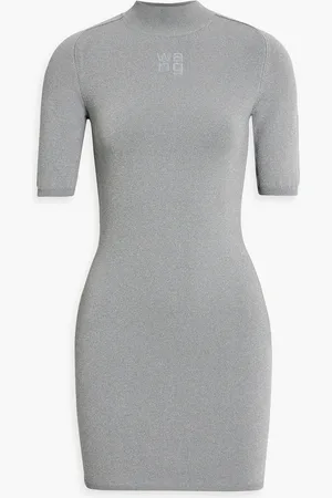 Alexander Wang Mini-Strickkleid mit Logoprint - - M