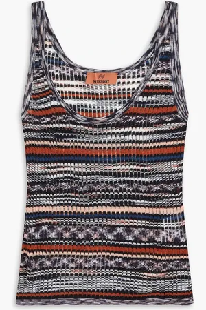 Missoni Tanktop aus Rippstrick in Space-Dye-Optik - - IT 46