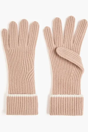 Arch4 Handschuhe aus geripptem Kaschmir - Neutral - ONESIZE