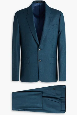 Paul Smith بدلة رسمية من الفلانيل المصنوع من مزيج الكشمير والصوف - Blau - US 42