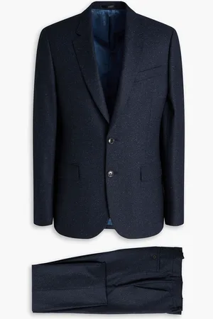 Paul Smith Anzug aus einer Donegal-Wollmischung - Blau - US 38