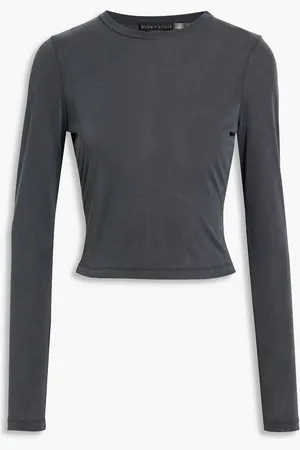 ALICE+OLIVIA Alice Olivia - Oberteil aus Jersey aus einer Modalmischung - Grau - XS