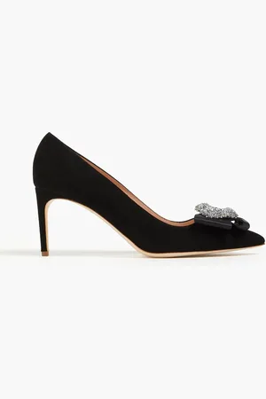 Rupert Sanderson New Nada Pumps aus Veloursleder mit Verzierung - - EU 39
