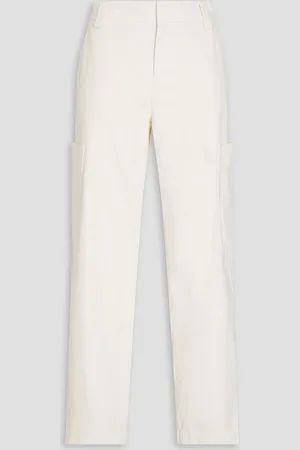 Vince Cargohose aus Baumwoll-Twill - Weiß - US 8