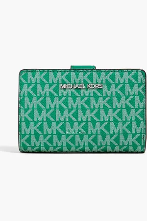 Michael Kors Jet Set Portemonnaie aus strukturiertem Kunstleder mit Logoprint - - OneSize