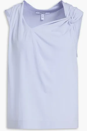 Derek Lam Alya drapiertes Oberteil aus Jersey - Lila - M