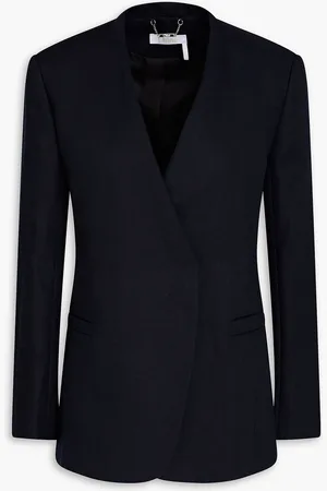 Chloé Blazer aus Leinen-Twill - Blau - FR 36
