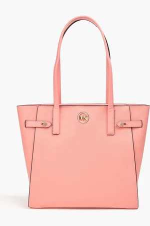 Michael Kors حقيبة توت "كارمن" من جلد صناعي بملمس نافر - Orange - OneSize