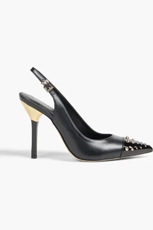 Michael Kors Kadence Slingback-Pumps aus Lackleder und Leder mit Nieten - - US 8