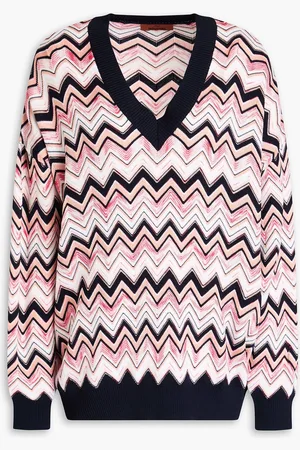 Missoni Oversized-Pullover aus Häkelstrick aus einer Wollmischung - - IT 42