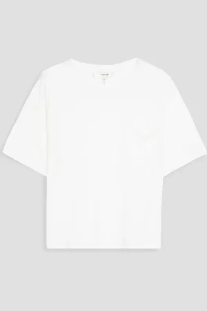Frame T-Shirt aus Leinen-Jersey - - S