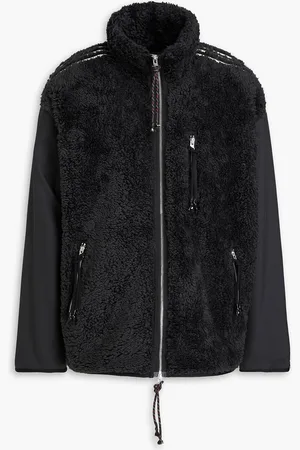 adidas Zweifarbige Jacke aus Fleece mit Shelleinsatz - - S