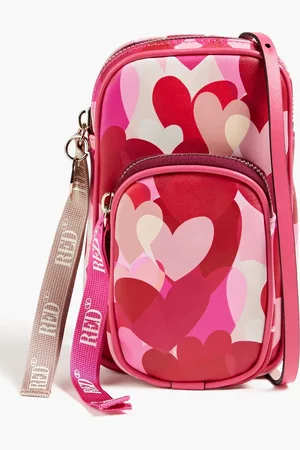RED(V) Handy-Pochette aus bedrucktem Kunstleder - - OneSize