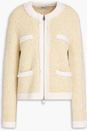 Simkhai Melierter Cardigan aus Rippstrick - - S