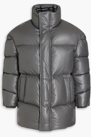 Emporio Armani Daunenjacke aus gestepptem Shell - Grau - IT 46