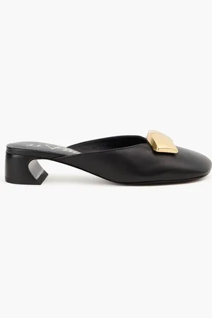 3.1 Phillip Lim ID Mules aus Leder mit Verzierung - - EU 35