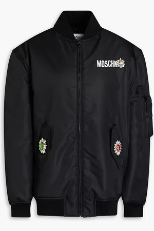 Moschino Bomberjacke aus Shell mit Kristallverzierung - - IT 40