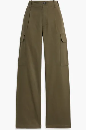 NILI LOTAN Yannic Cargohose aus Baumwoll-Twill - Grün - US 00