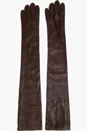 Brunello Cucinelli Handschuhe aus Nubukleder - Braun - M
