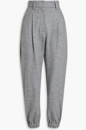 Brunello Cucinelli Cropped Track Pants aus Kaschmir - - IT 40
