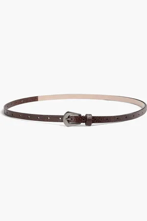 Brunello Cucinelli Gürtel aus Narbenleder - Braun - M