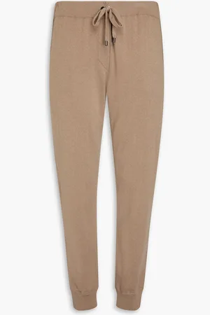 Brunello Cucinelli Track Pants aus Kaschmir mit Zierperlen - Neutral - M