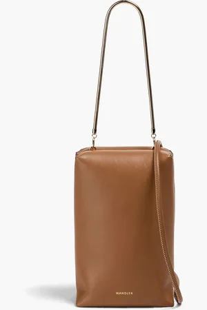 Wandler Leo Box Tote Bag aus Leder - Braun - OneSize