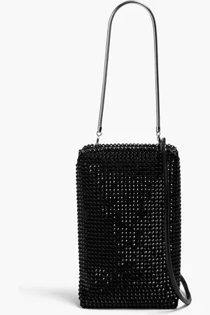 Wandler Leo Box Tote Bag aus Satin mit Kristallverzierung - - OneSize