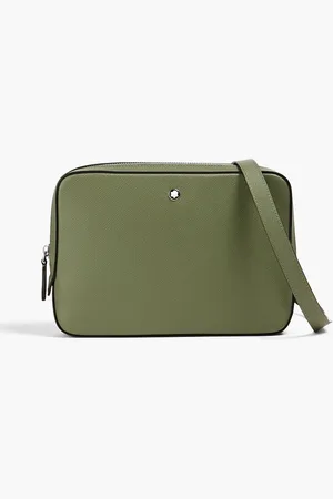 Montblanc Messenger Bag aus strukturiertem Leder - Grün - OneSize