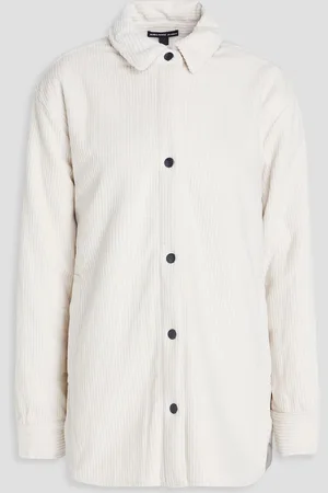 James Perse Jacke aus Cord aus einer Baumwoll-Wollmischung - Weiß - 1