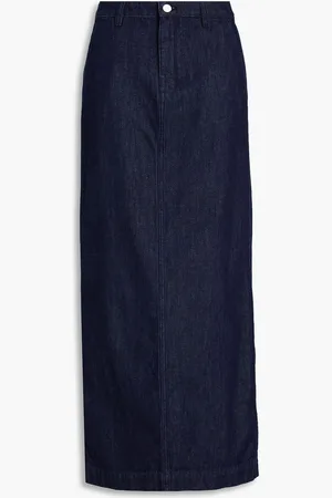 THEORY Maxirock aus Denim - Blau - 28