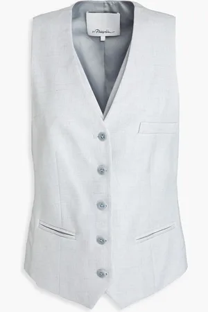 3.1 Phillip Lim Weste aus Webstoff - Grau - US 6