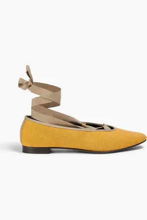 ALEX MILL Juliet Ballerinas aus Canvas - Gelb - EU 41