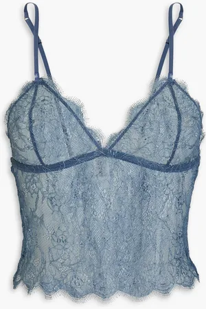 LOVE Stories Dawn Bralette aus Leavers-Spitze - Blau - IT II A