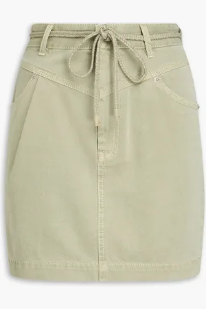 ZIMMERMANN Minirock aus Denim - Grün - 00